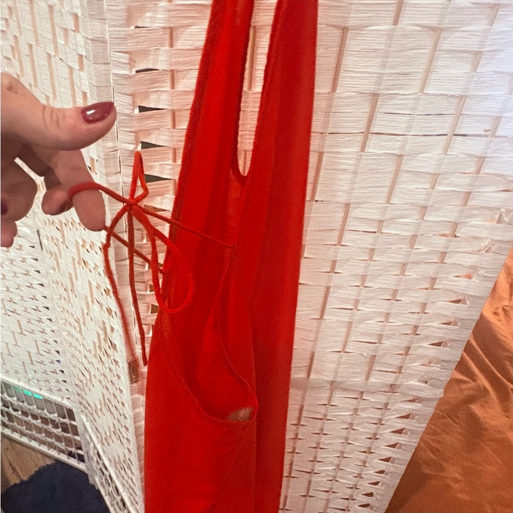 ASOS Red Backless Dress - Picture 5 of 8